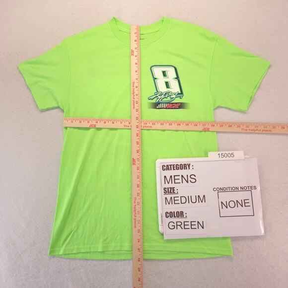 RCR Racing Short Sleeve Graphic Crew Neck T Shirt Mens Size Medium M Green - Picture 5 of 9